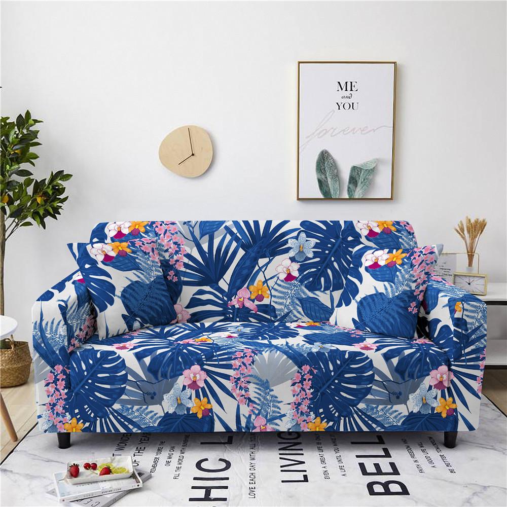 

Чехол для дивана с тропическими растениями, все включено, нескользящий чехол для подушки, чехол, универсальная защита для мебели, чехол для дивана, чехол для дивана