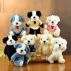 Dog Plush Keychain With Movable Joints And Soft Polyester Material For Gift And Decoration