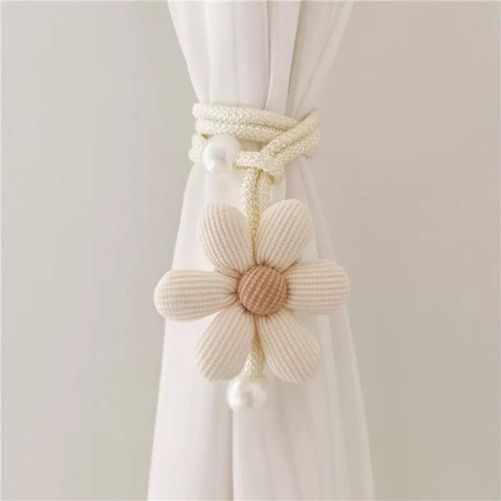 Elegant Curtain Tieback Adjustable Petal Curtain Buckle Sweet Petal Curtain Straps Bedroom