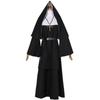 Sister Cosplay with Hood and Sister of the Black Cosplay Monk For Theatrical Cosplay [Kamizuryo Products] Cross, Conjuring, Cosplay, Nun, Costume,