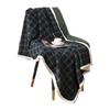 Plaid Couch Decorative Blanket Soft Throw Blankets Polyester Material for Sofa
