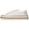 MLB Playball Origin Comfortable Versatile Casual Slip-Resistant Durable Low-Top Canvas Shoes Unisex Sneakers White 3ACVVA11N-50WHS