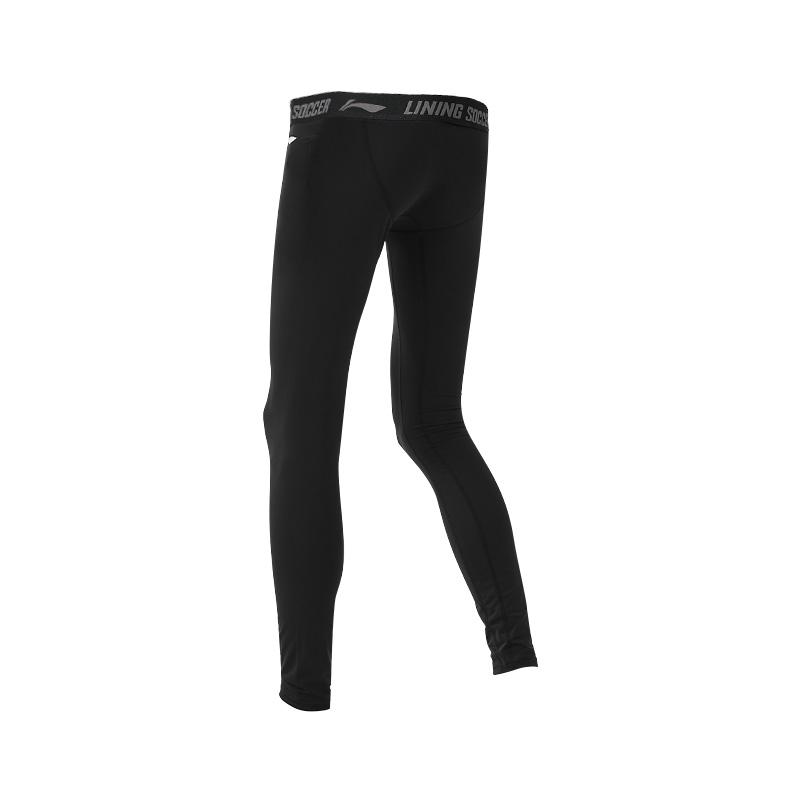 Li Ning Sports Pants Men's Black Fleece Lined Moderate LNXY027-1