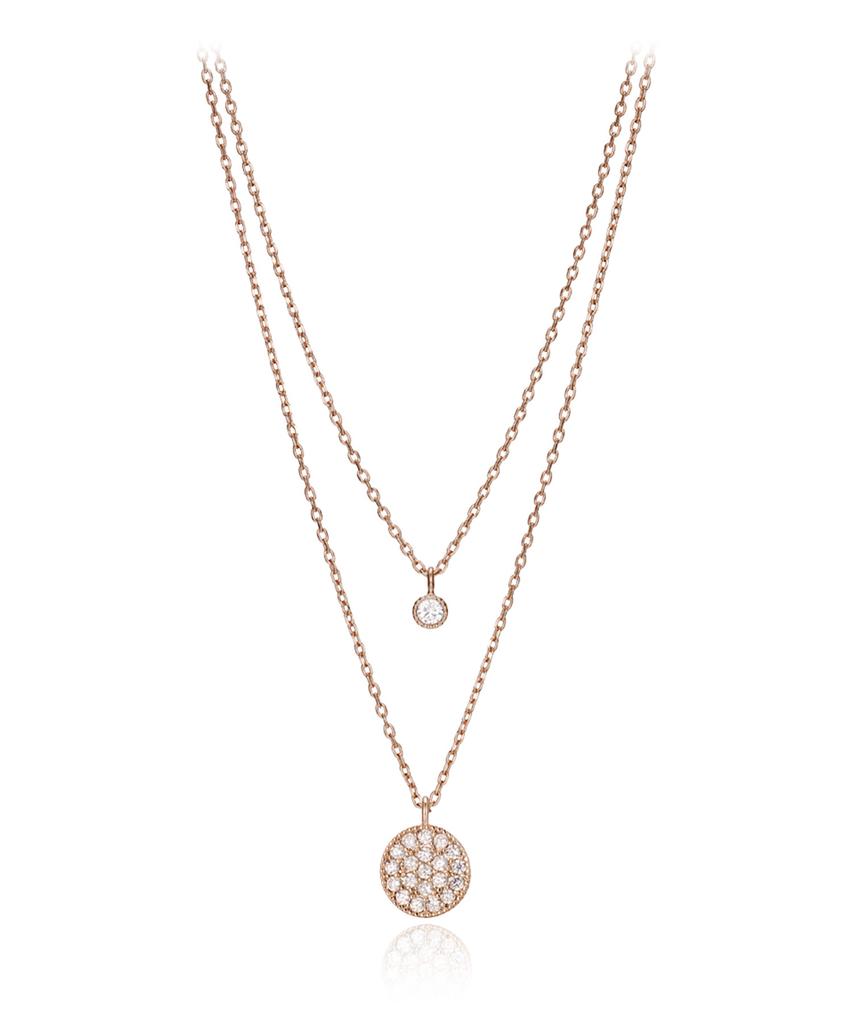 Ellejewelry Coin Layered Necklace Elbrnn068