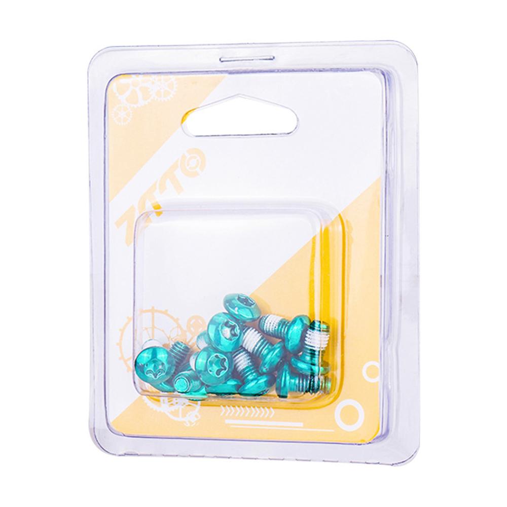 

ZTTO 12 шт. M5x10 мм Велосипедный дисковый винт Легированная сталь Горный велосипед Диск T25 Винты