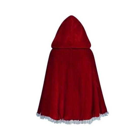Fairy Hooded Cloak Renaissance Medieval Cosplay Costume Adults Velvet Wizard Witch Cape for Halloween Christmas Cosplay Party