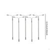 5 Pieces Mini Street Lights Model ,Outdoor Pathway Lantern Post, Railway Train Lamps Post for
