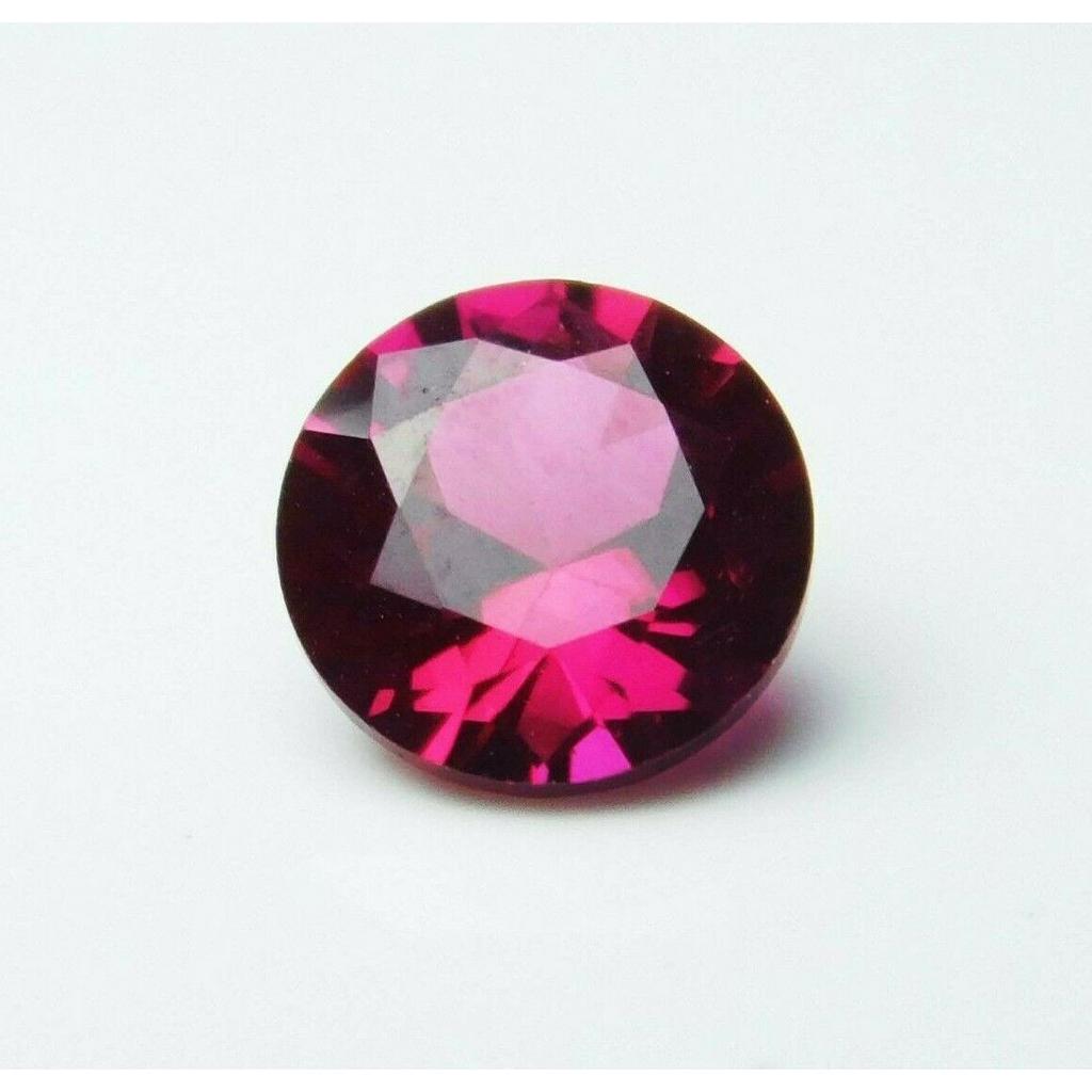 6X6 mm 1.25 Ct NATURAL  Ruby CERTIFIED Red ROUND Diamond Cut Loose Gemstone