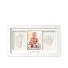 Hand and Foot Print Photo Frame for Newborns (Three-in-One) Full-Month Anniversary Photo Frame for Baby Hand and Foot Prints Set