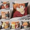 FFruits BBasket Kyo Sohma Tup Cushion Cover Throw Pillow Cover Hidden Button Durable Polyester Chair Cushion