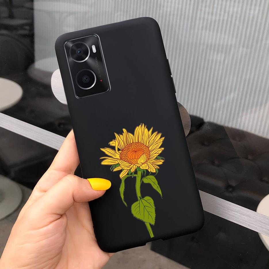 For Oppo A76 Case CPH2375 Fashion Cartoon Girls Cover For Oppo A96 Soft Silicone Case For Oppo A36 A 76 96 OppoA76 OppoA96 Shell