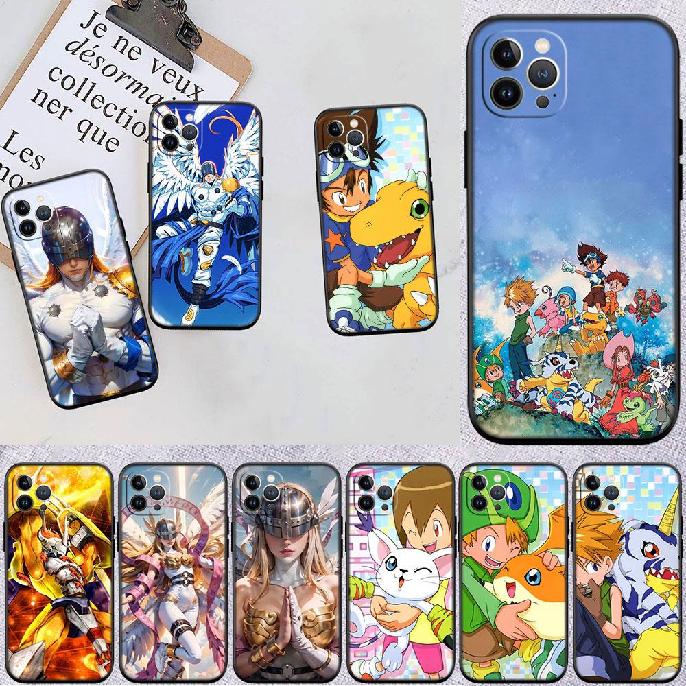 LO29 D-Digimons Soft Shell Phone Case for OPPO A40 A60 A80 A15 A16 A16K A12 A17 A17K A54 A54S A53 A53S A55 A56 A57 A98 F23