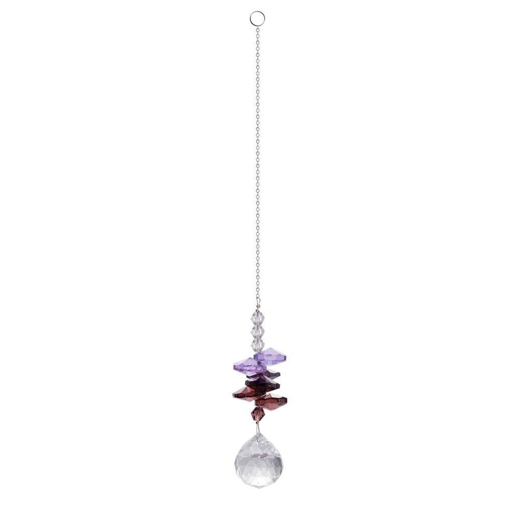 

Hangable Home Decoration Hanging Decorations Crystal Colorful Crystal Ball Lighting Pendant Home