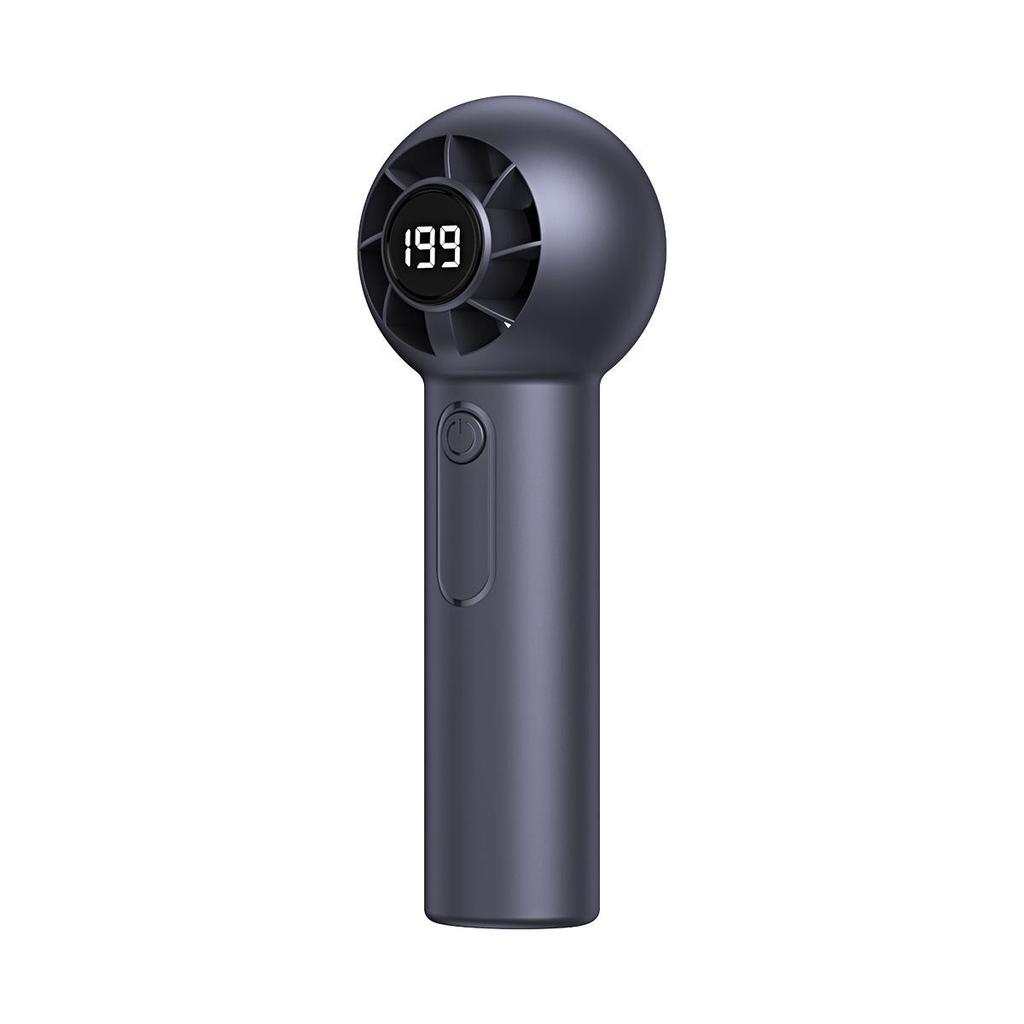 Compact Spherical Handheld Fan with Long Battery Life, Type-C Charging, and 100 Speed Settings