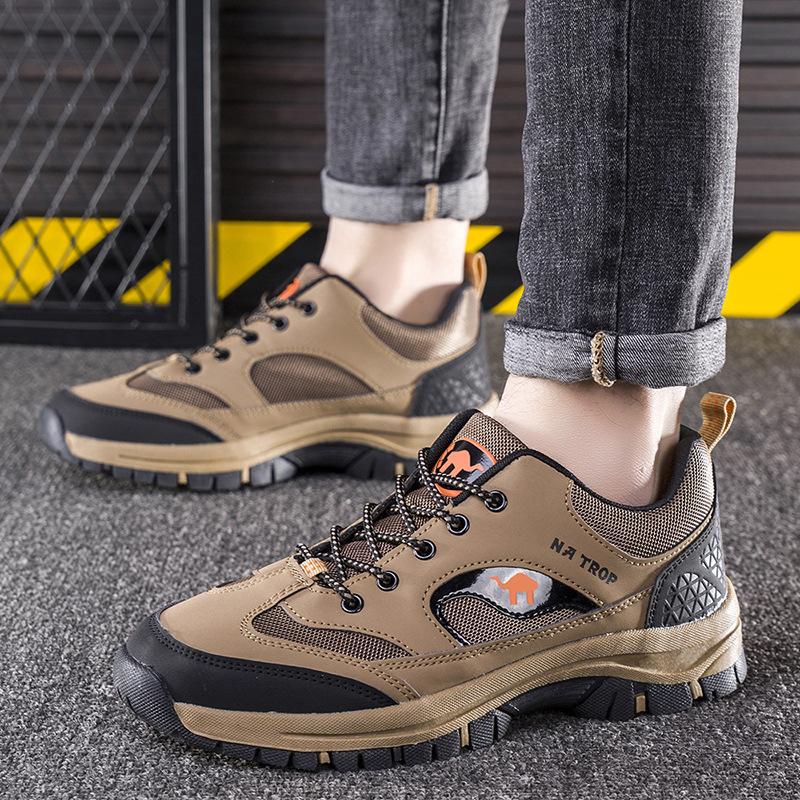 Autumn and Winter Men's Shoes Outdoor Hiking Hiking Shoes Work Safety Shoes Fashion Casual Running Shoes