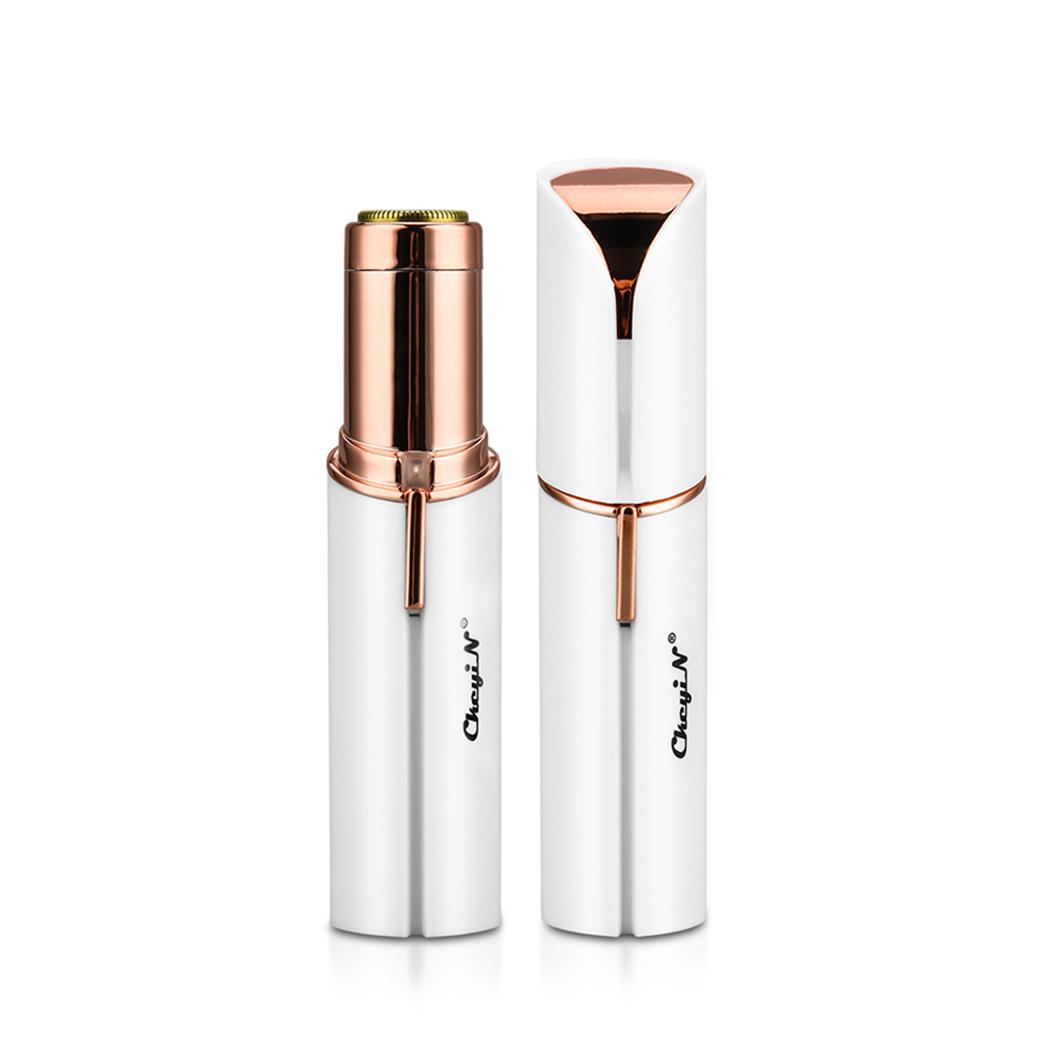 

CkeyiN Портативный мини-триммер для волос Электрический средство для удаления волос для женщин Бритва со светодиодной подсветкой Все тело использовать Съемная голова