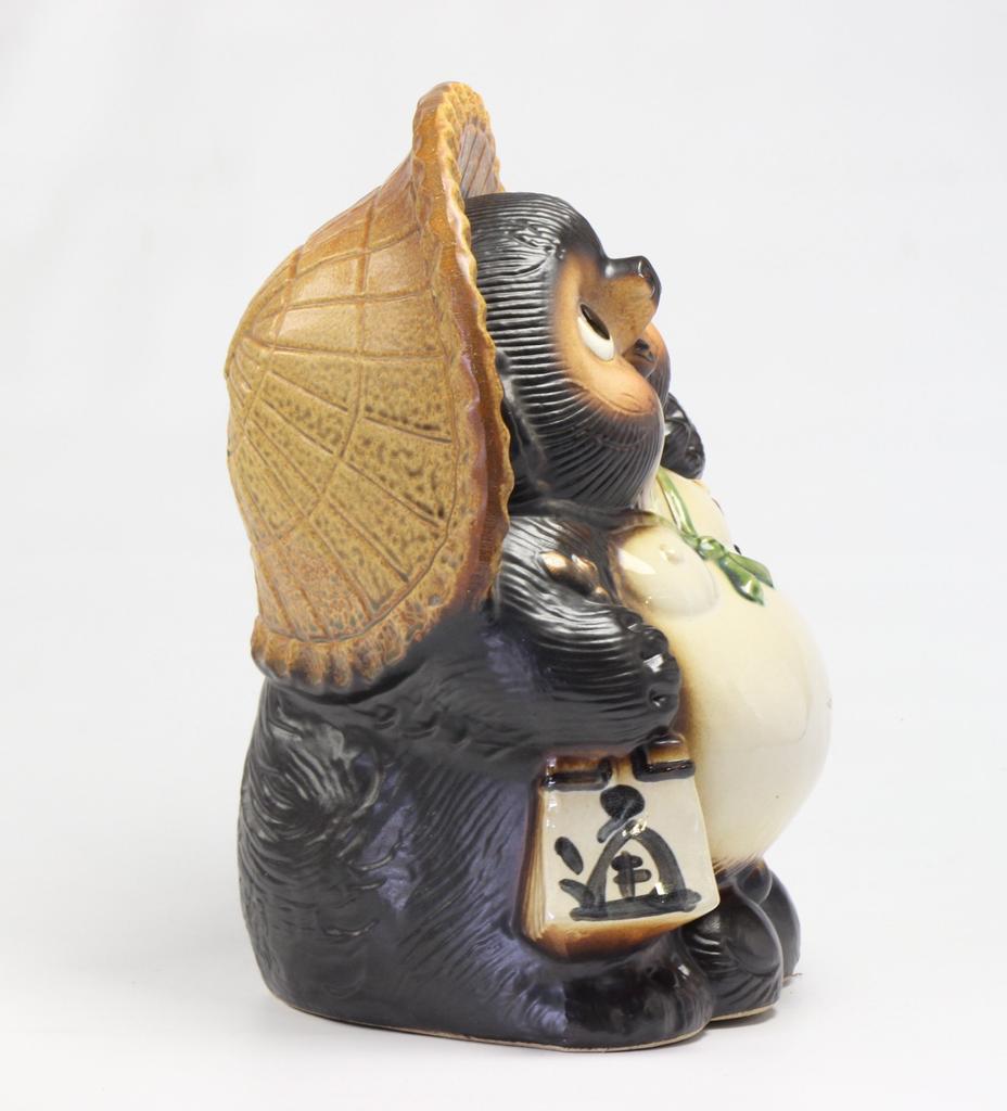 Tori Lucky Tanuki 11 "Shigaraki Ware" (raccoon dog) No. L68-14