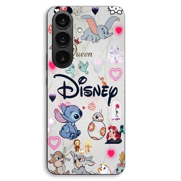 Cover Per Samsung Galaxy S26 Personaggi Disney Stitch Ariel Dumbo Maniacase nero