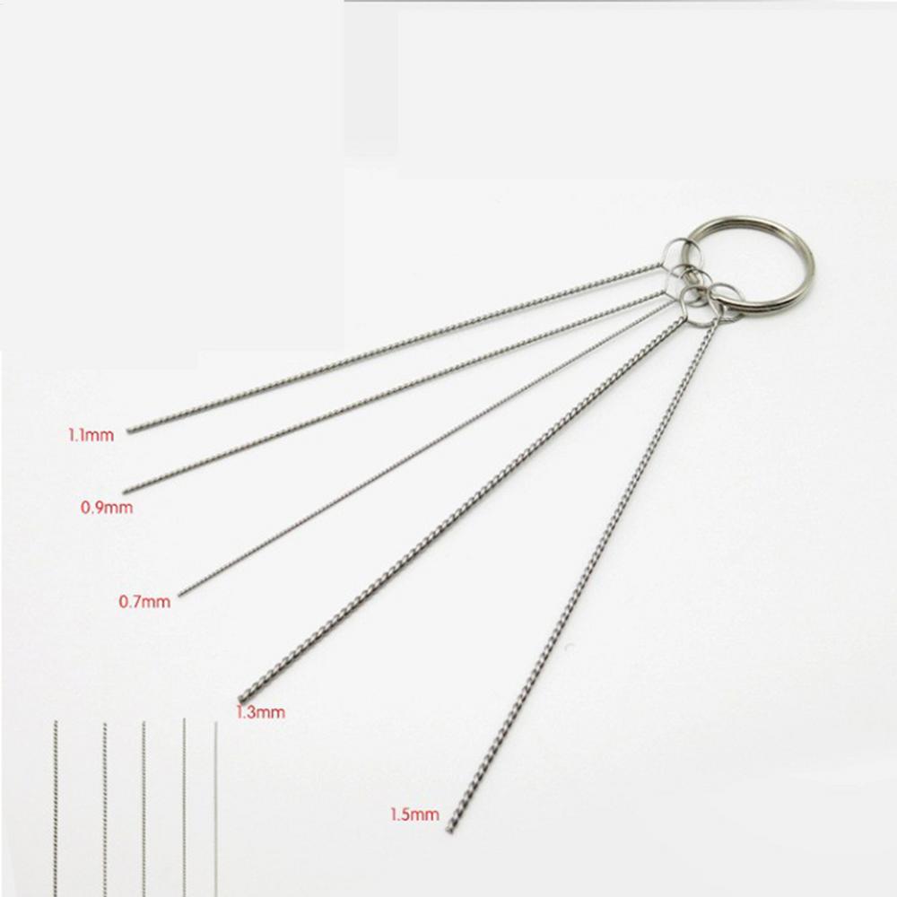 Airbrush Cleaning Needles Nozzle Cleaning Needle Cleaning Brushes Multi-Purpose Cleaning Can Cleaning Pot Jar Dredging Needles