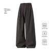 MEDE Vintage Straight-Leg Drawstring Casual Trousers