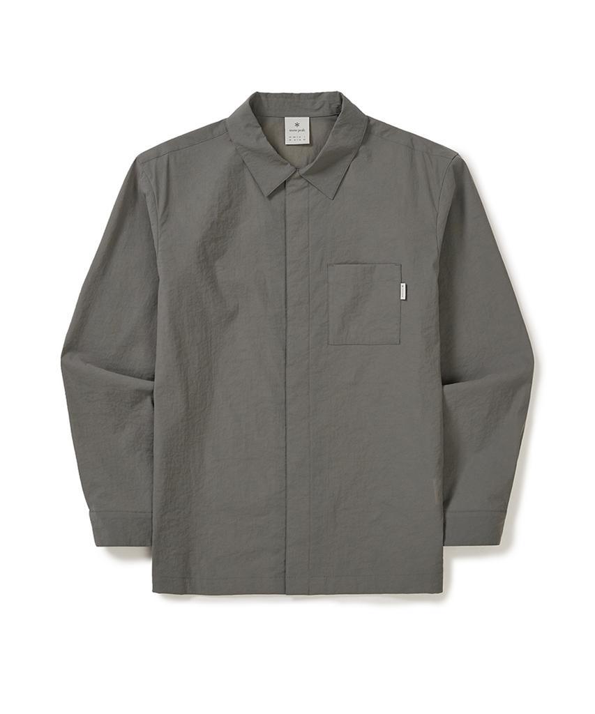 SNOWPEAK APPAREL Minute Long Sleeve Shirt (S25Mmfsh72) Dark Gray