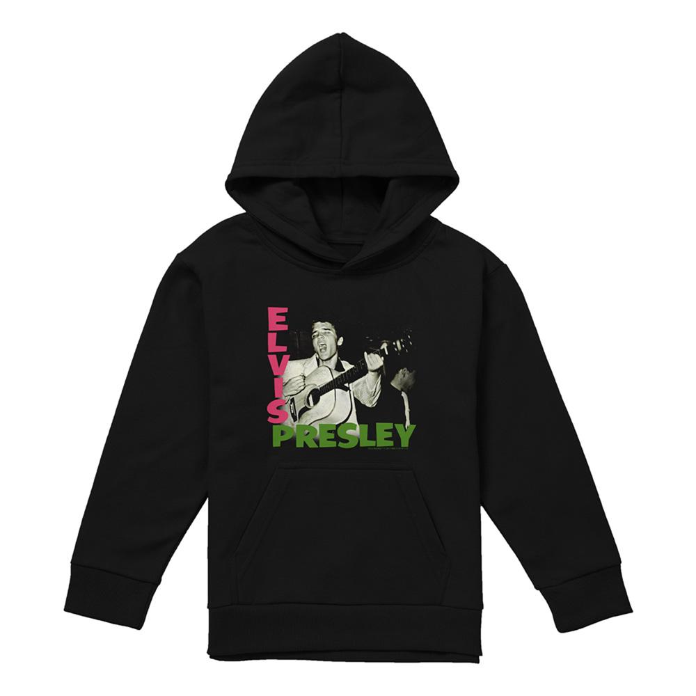 Elvis Presley Childrens/Kids Album Pull Over Hoodie
