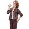Ya Lu Women's Plus Size Casual Autumn Two-Piece Set