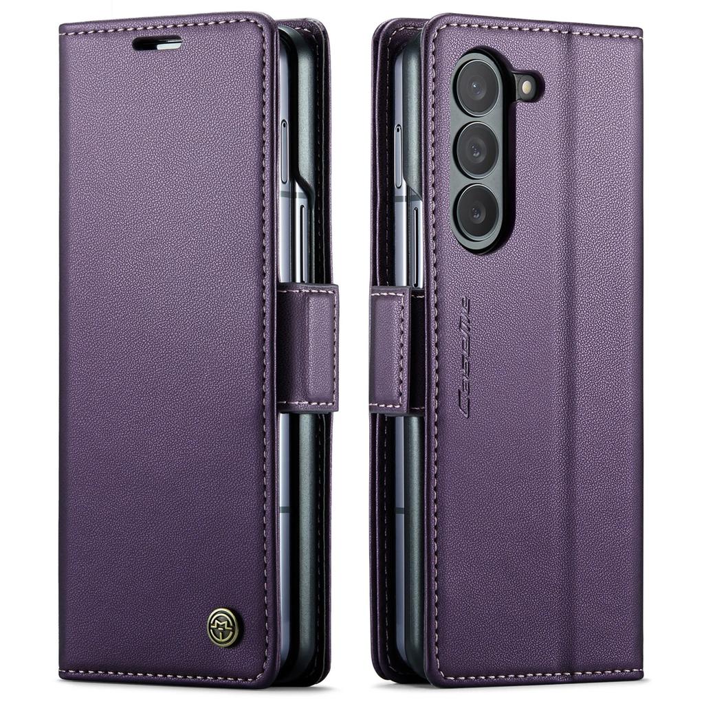 Business Wallet Cards Solt Leather Case for Samsung Galaxy Z FOLD 6 5 5G Fold5 ZFOLD5 Full Protection Bag Book Cover Flip Fundas