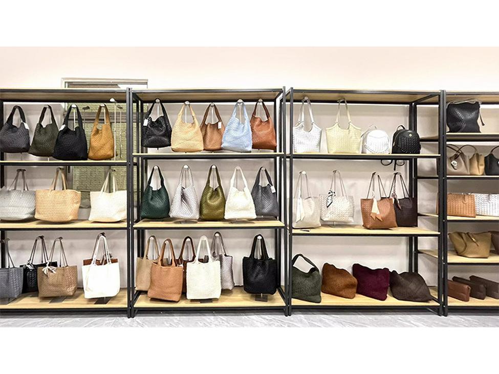 Handgefertigte geflochtene PU-Leder-Schultertasche mit großem Fassungsvermögen für Damen