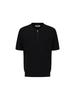 ZIOZIA Men'S) Miracle Short Sleeve Half-Zip Collared Knit_Black