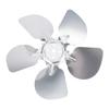 Aluminum 4pcs refrigerator fan blades 28 degree cooling design motor blade hole diameter 69mm compatible with cold storage fans