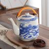 UOOS Blue and White Ceramic Teapot Kettle