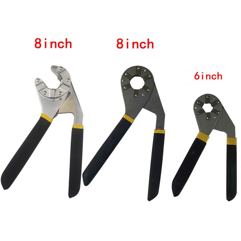 Zeitloses Design 6"/8" Verstellbarer Schraubenschlüssel Für Alle Schrauben Und Rohre Mit Sechskantgriff