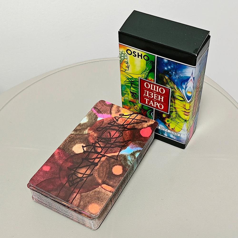 10.3*6cm Osho Zen Tarot Deck: The Transcendental Game of Zen 78 Pcs Tarot Cards In Russian Language