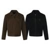 Men's Retro Suede Plush Jacket: Spring & Autumn Old Money Style