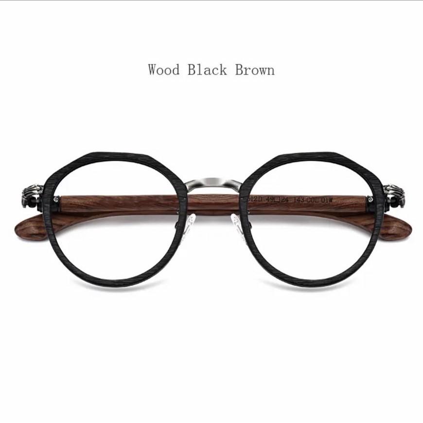 Деревянные готические очки ручной работы — фото 12