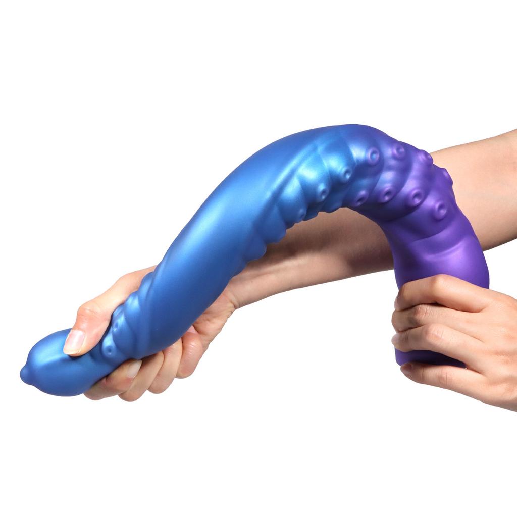 Tentacle Anal Plug - Liquid Silicone Fantasy Butt Plug with Color Mix Design, Realistic Texture for Beginners & Advanced Play Sex Toys