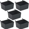 Multipurpose 114pcs Pegboard Hook Collection with Bins Accessory for Streamlineds Storage In Kitchen and Workspaces