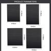 Pleated Window Blinds Temporary Window Shades Cordless Light Filtering Pleated Paper Shades Room Darkening Blind for Home Office