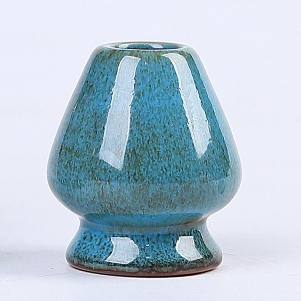 2PCS Ceramic Tea Whisk Holder Food Grade Japanese Green Tea Bowl New Matcha Bowl Set