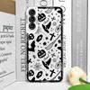 Cartoon Halloween Pumpkin Ghost Bat Phone Case for Samsung Galaxy S25 S24 S23 Ultra S22 S21 S20 Plus S24FE A55 A54 5G Soft Cover