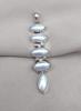 Handmade Pearl Pendant: 925 Sterling Silver Marquise Gemstone