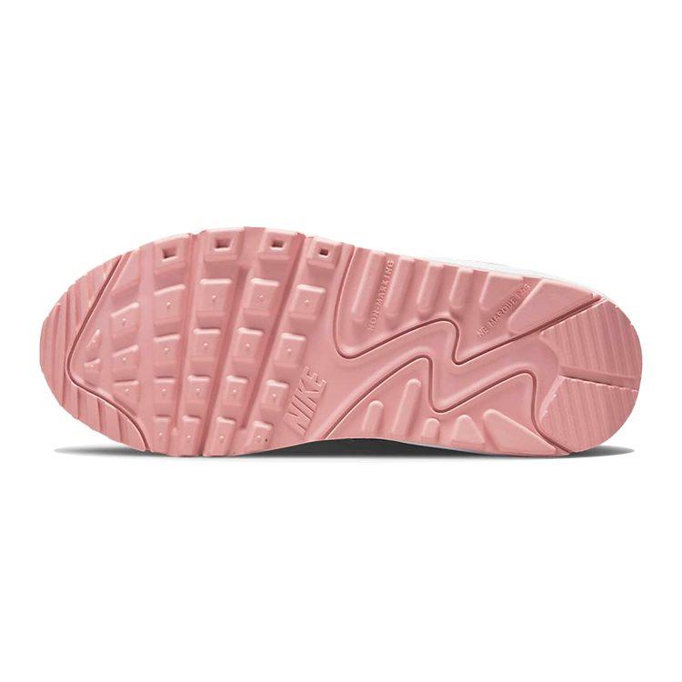 Nike Air Max 90 Leather 'White Pink Glaze' Gs CD6864-115