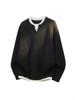 Men's 2025 Autumn/Winter Trendy Casual Knitwear – Versatile Fake Two-Piece Long Sleeve