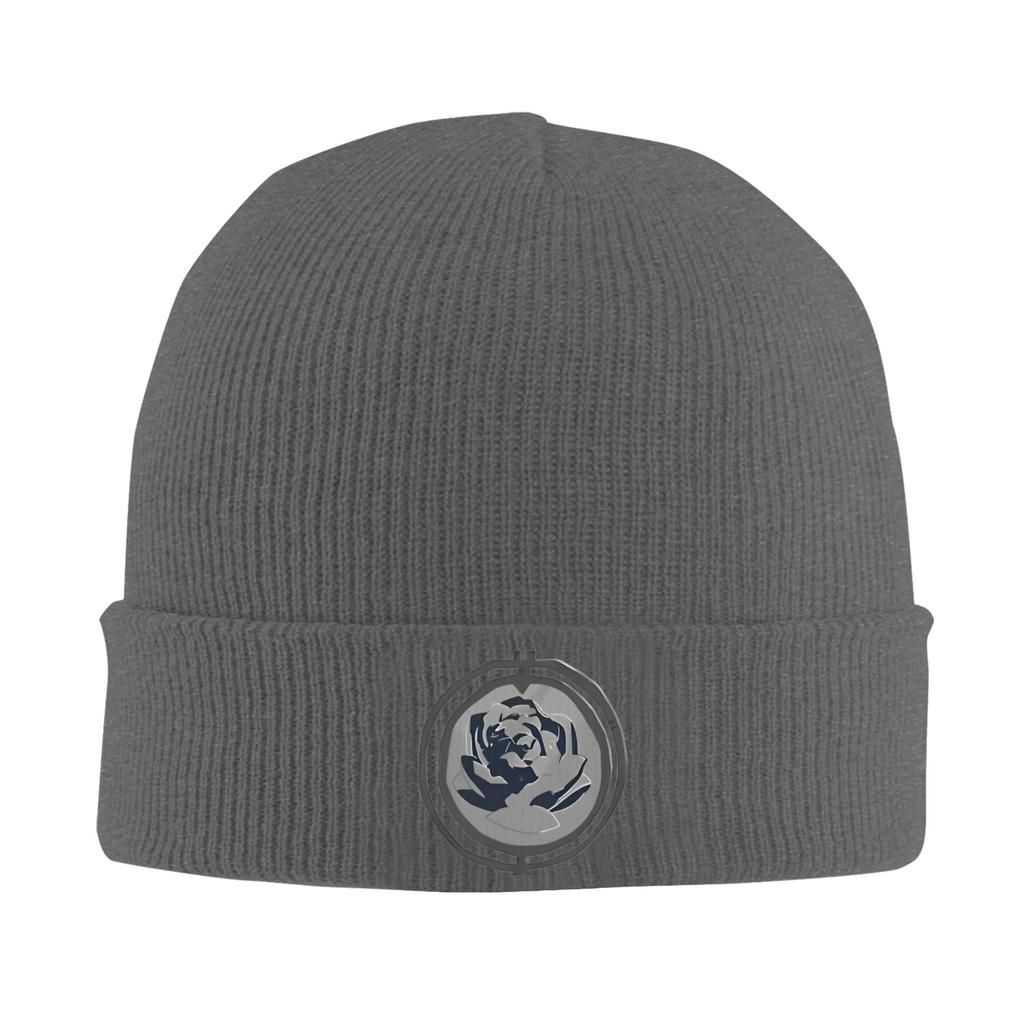 Game Jinx Blue Rose Beanie Hats Bonnet Hats Female Male Vintage Gym Knitting Hat Winter Custom Elastic Caps
