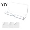 Clear Acrylic Wall Stand Tablet Mount Holder, Universal Mounted Smartphone Stand, Smooth Surface Phone Holder Cable And Charging Hole Organizer