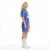 Independence Day Costume Unisex Uncle Sam Hawaiian Jumpsuit For Stage Performances