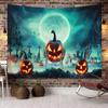 Halloween Horror Moon digitalprinted polyester tapestries living rooms bedrooms macrame wall hanging room decor aesthetic