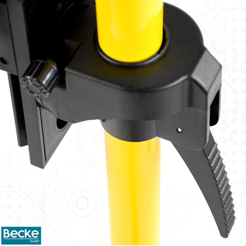 Pole, laser extension tripod, telescopic spirit level, bevel adapter 455 cm