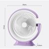 Ventilateur Portable 2026 New USB Rechargeable Fan Desktop Outdoor Fan with Night Light